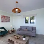 فيلة Melias, Luxurious With Superb View Of The Islands, 400 M From The Sea نيدري