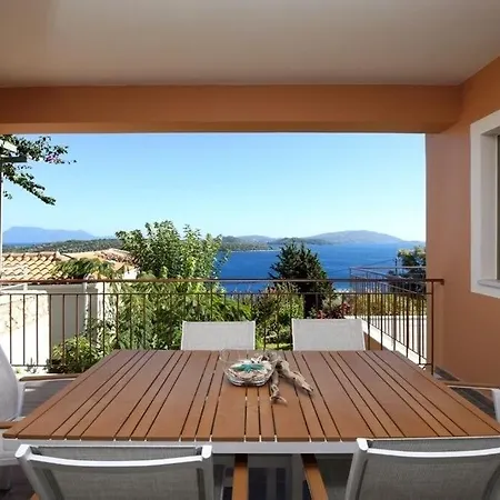 Melias, Luxurious With Superb View Of The Islands, 400 M From The Sea فيلة