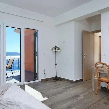 Melias, Luxurious With Superb View Of The Islands, 400 M From The Sea 빌라