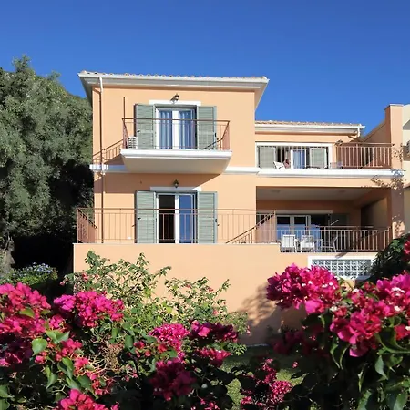 فيلة Melias, Luxurious With Superb View Of The Islands, 400 M From The Sea نيدري