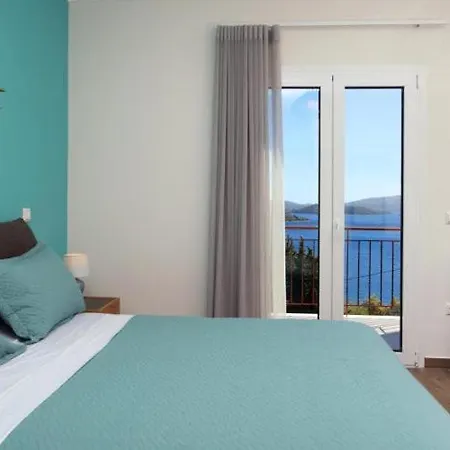 Melias, Luxurious With Superb View Of The Islands, 400 M From The Sea 빌라 *
