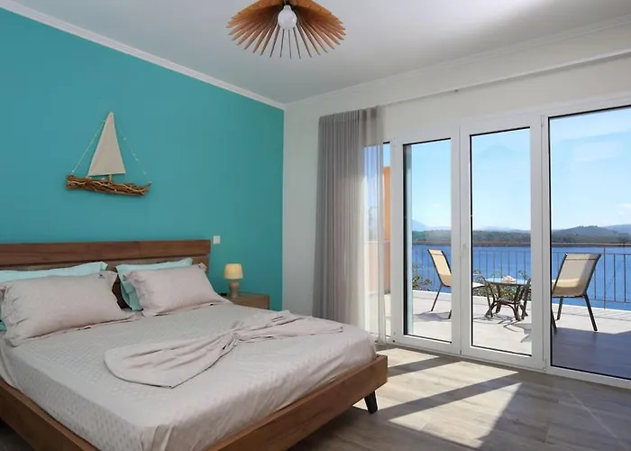 Vila Melias, Luxurious With Superb View Of The Islands, 400 M From The Sea *