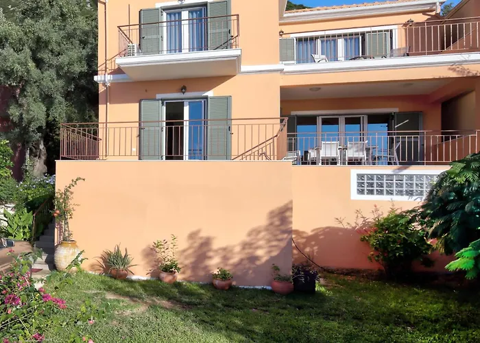Melias, Luxurious With Superb View Of The Islands, 400 M From The Sea Nydri (Lefkada)