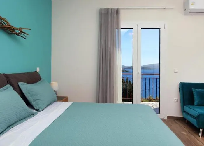 Melias, Luxurious With Superb View Of The Islands, 400 M From The Sea Villa *